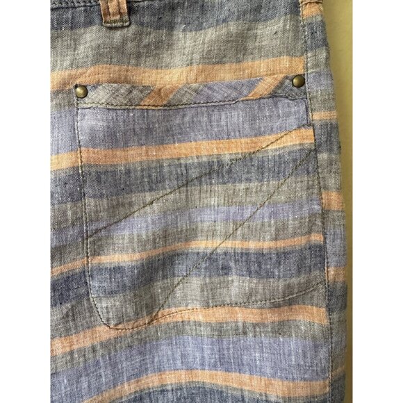 Toad‎ & Co Women's Far Flung Linen Shorts Sz 14 Casual Walking Everyday Summer - Picture 8 of 16